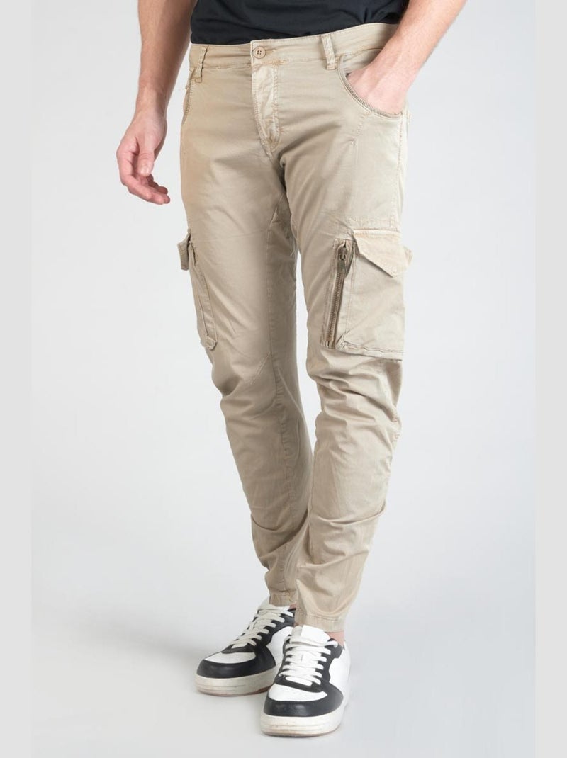 Pantalon ALBAN cargo 'Le Temps Des Cerises' Beige - Kiabi