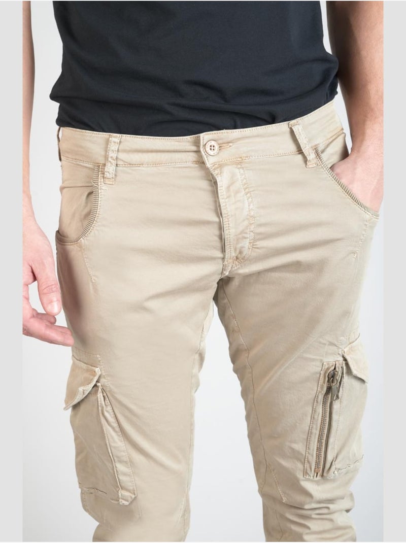 Pantalon ALBAN cargo 'Le Temps Des Cerises' Beige - Kiabi