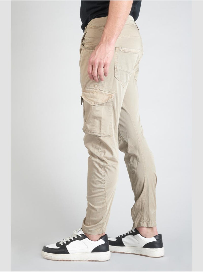 Pantalon ALBAN cargo 'Le Temps Des Cerises' Beige - Kiabi