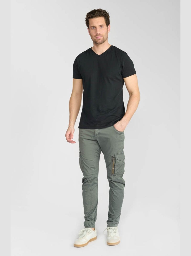Pantalon ALBAN cargo 'Le Temps Des Cerises' Gris - Kiabi