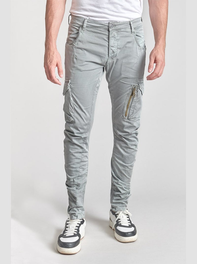 Pantalon ALBAN cargo 'Le Temps Des Cerises' Gris - Kiabi