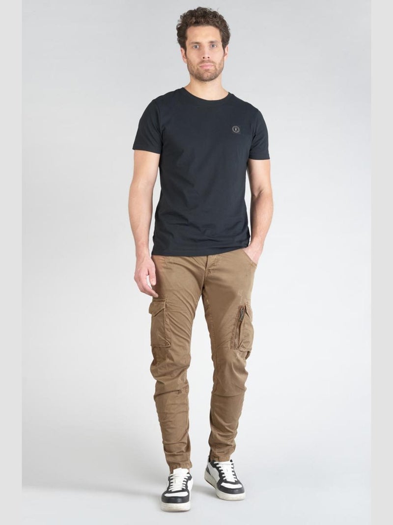 Pantalon ALBAN cargo 'Le Temps Des Cerises' Marron - Kiabi