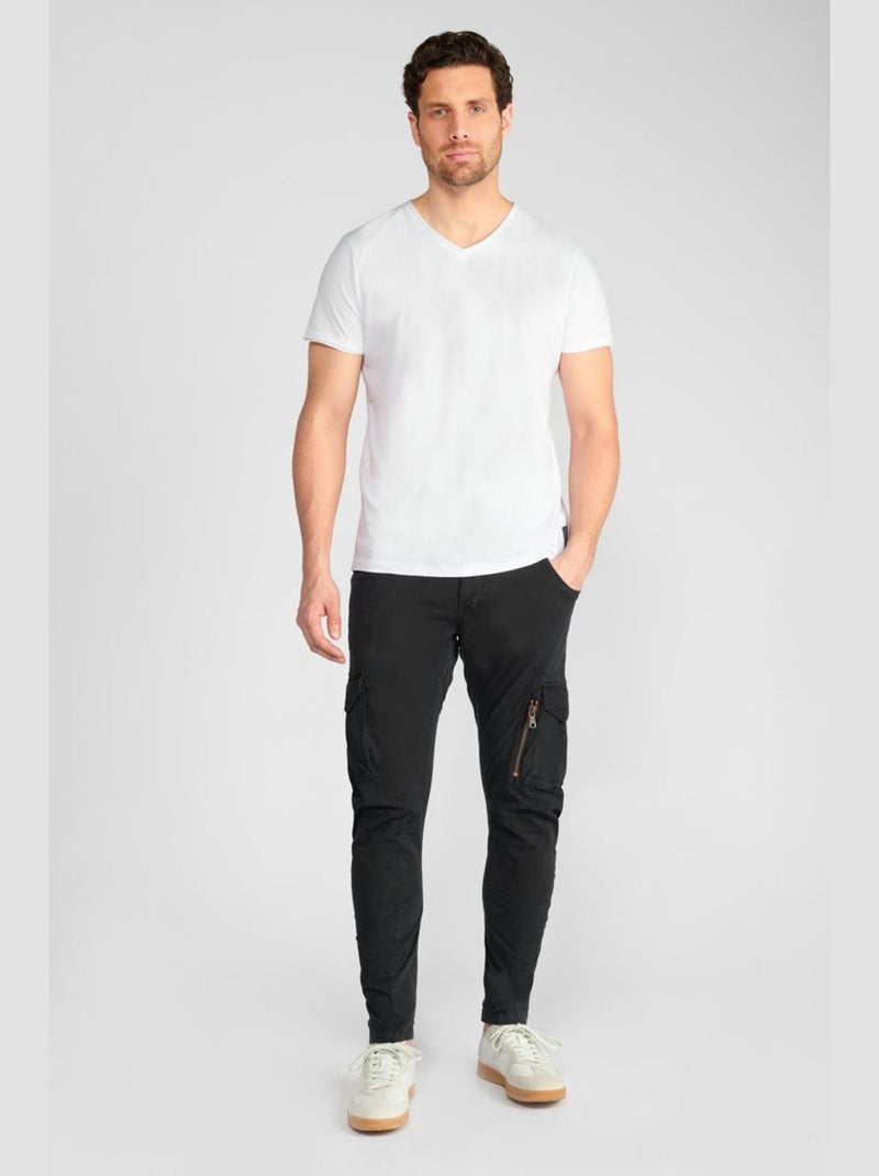 Pantalon ALBAN cargo 'Le Temps Des Cerises' Noir - Kiabi