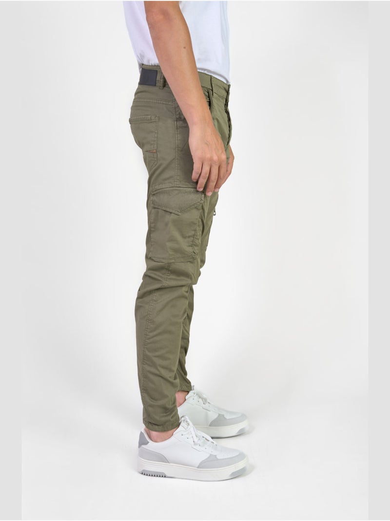 Pantalon ALBAN cargo 'Le Temps Des Cerises' Vert - Kiabi