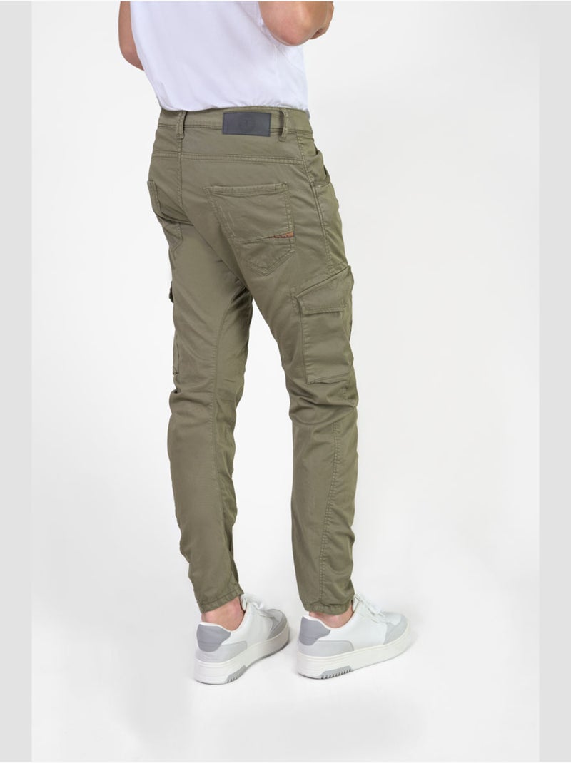 Pantalon ALBAN cargo 'Le Temps Des Cerises' Vert - Kiabi
