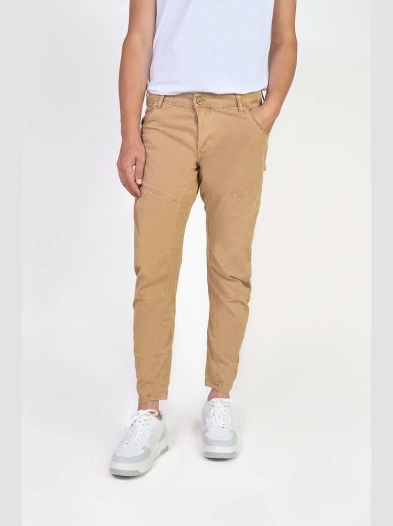 Pantalon ALBE carotte 'Le Temps Des Cerises' Beige - Kiabi