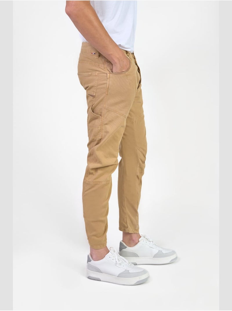 Pantalon ALBE carotte 'Le Temps Des Cerises' Beige - Kiabi