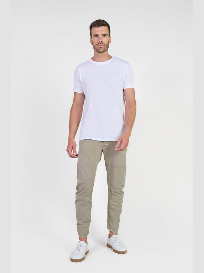 Pantalon ALBE carotte 'Le Temps Des Cerises' Kaki - Kiabi