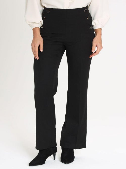 Pantalon ALESSIA Black Pantalon - Kiabi