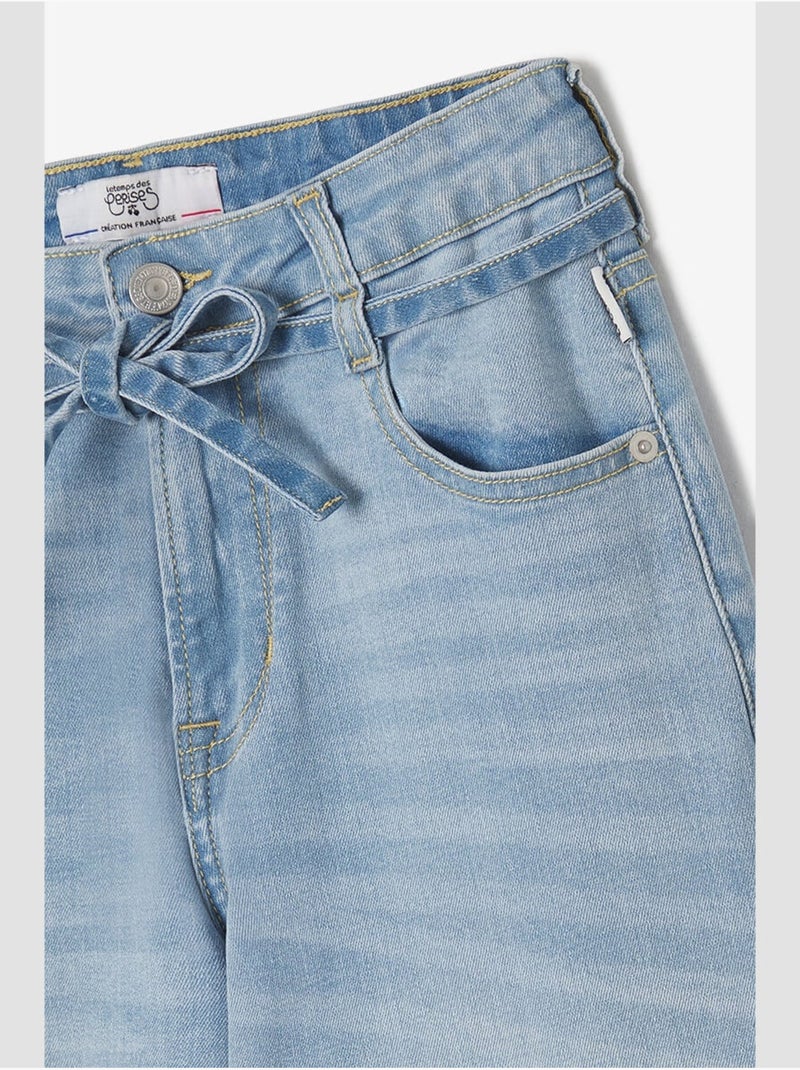 Pantalon ALEXGI flare en jeans 'Le Temps Des Cerises' Bleu - Kiabi