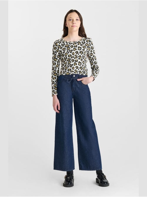 Pantalon ALEXGI flare en jeans 'Le Temps Des Cerises' - Kiabi