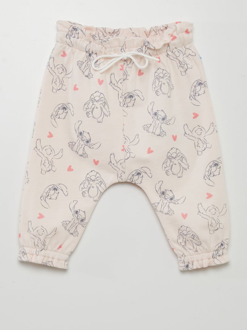 Pantalon all-over 'Stitich' Rose stitch - Kiabi