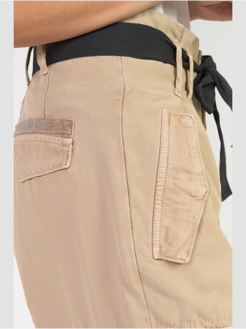 Pantalon AMBROISE loose, large 'Le Temps Des Cerises' Beige - Kiabi