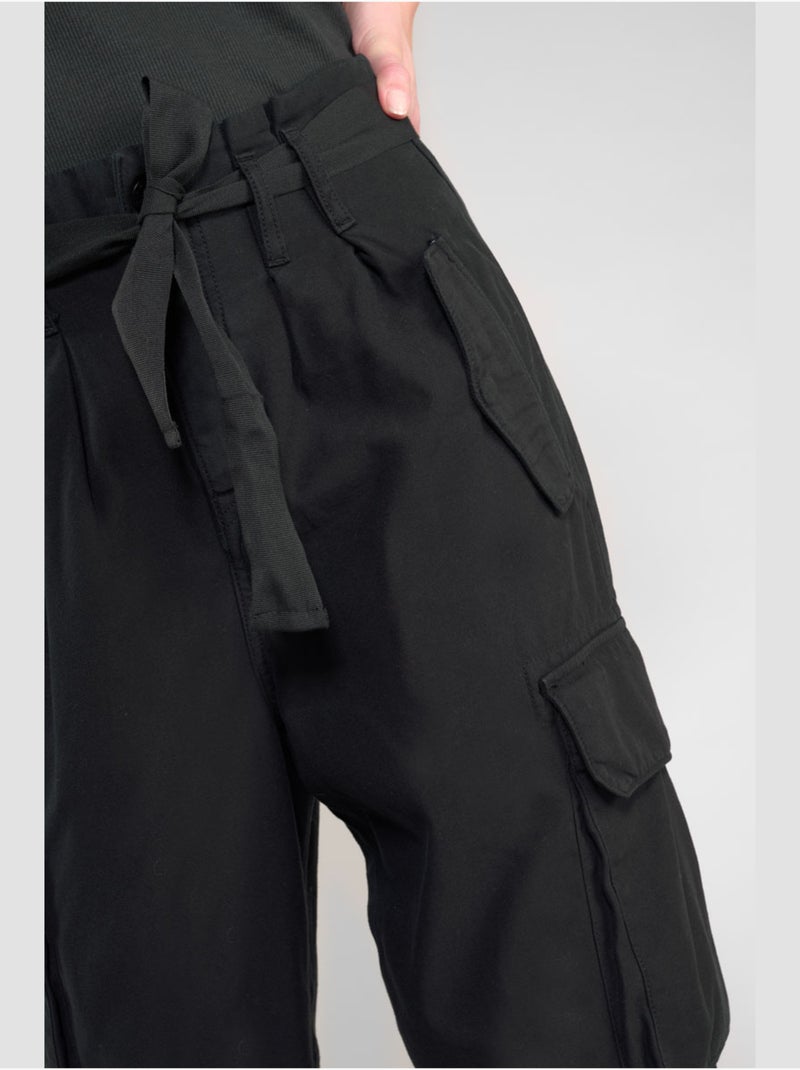 Pantalon AMBROISE loose, large 'Le Temps Des Cerises' Noir - Kiabi