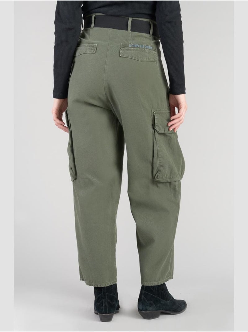 Pantalon AMBROISE loose, large 'Le Temps Des Cerises' Vert - Kiabi
