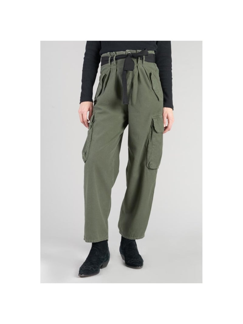 Pantalon AMBROISE loose, large 'Le Temps Des Cerises' Vert - Kiabi