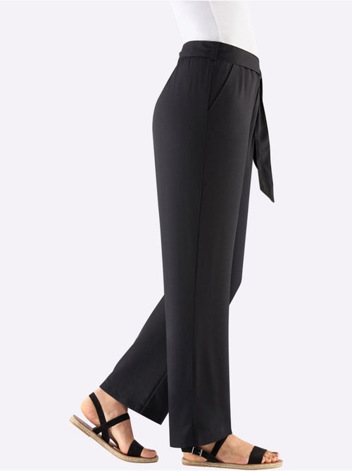Pantalon ample à ceinture élastique avec poches pratiques - Taille courte - Witt - Kiabi