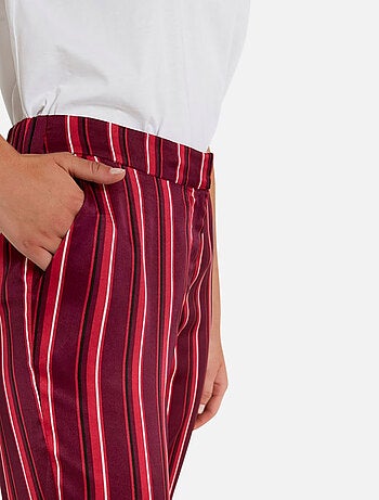 Pantalon ample à rayures Kebello