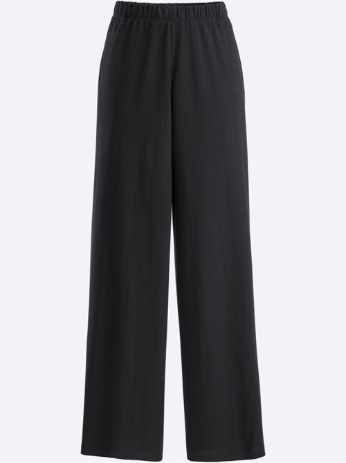 Pantalon ample avec ceinture élastique et 2 poches cousues - Taille standard - Moda Vilona - Kiabi