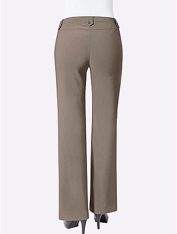 Pantalon ample avec passants et poches plaquées devant - Taille courte - Witt