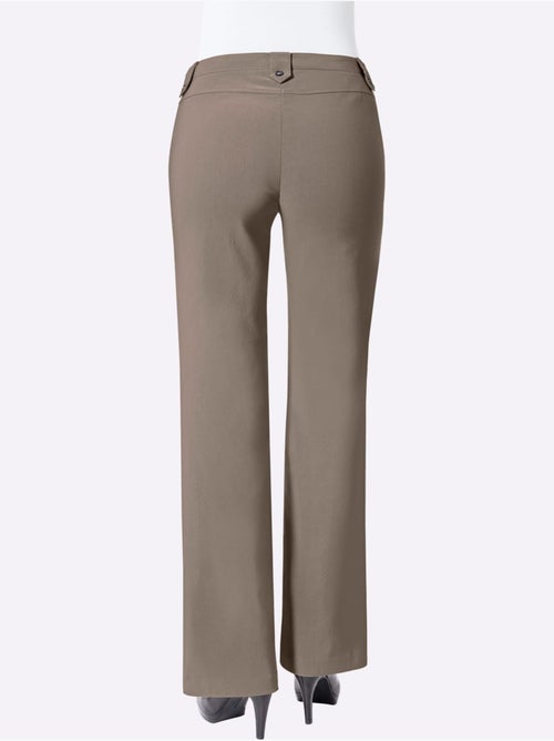 Pantalon ample avec passants et poches plaquées devant - Taille courte - Witt - Kiabi