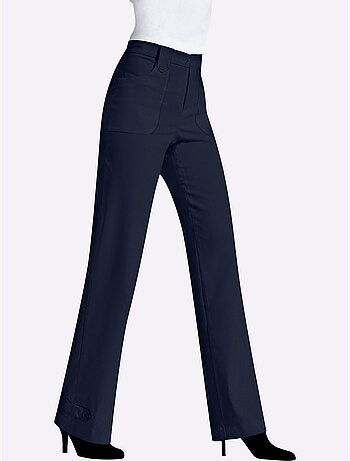Pantalon ample avec passants et poches plaquées devant - Taille courte - Witt