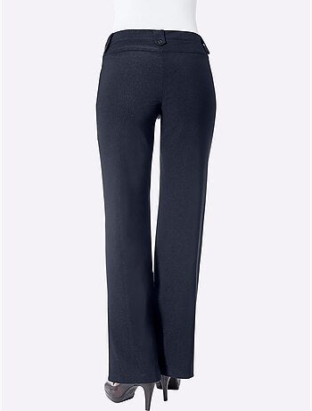 Pantalon ample avec passants et poches plaquées devant - Taille courte - Witt