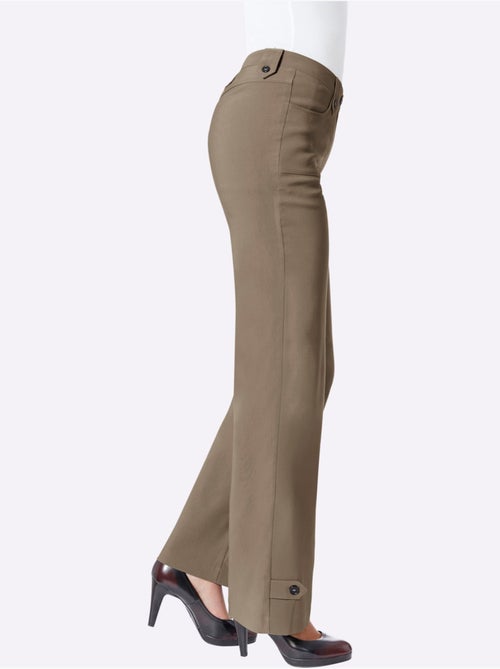 Pantalon ample avec poches et brides fantaisie à la ceinture - Taille standard - Witt - Kiabi Pantalon ample avec poches et brides fantaisie à la ceinture - Taille standard - Witt - Kiabi