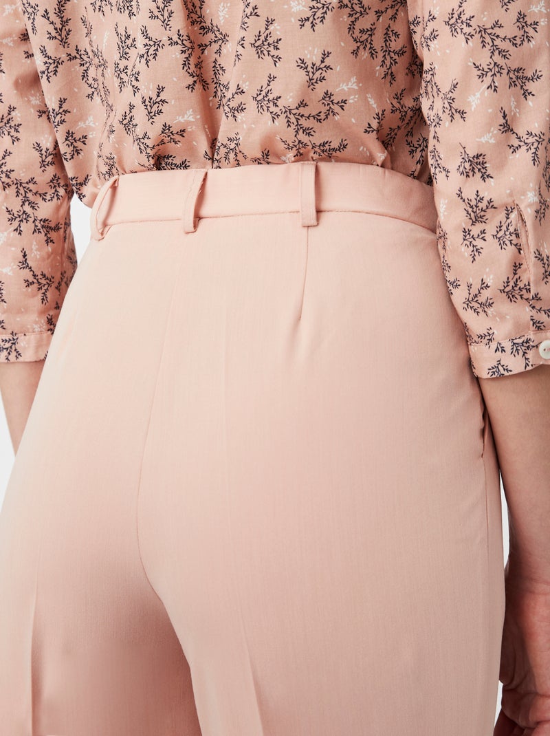 Pantalon ample biais satin - damart Rose - Kiabi