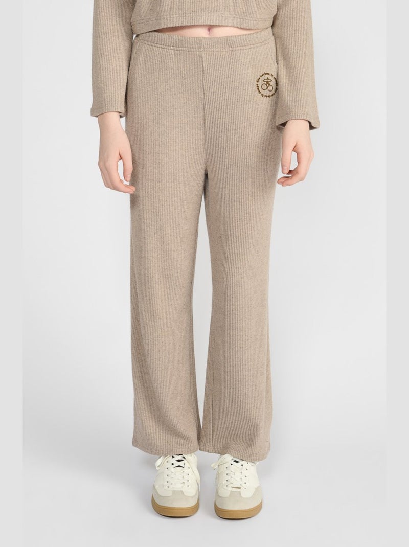 Pantalon ARIZEGI droite 'Le Temps Des Cerises' Beige - Kiabi