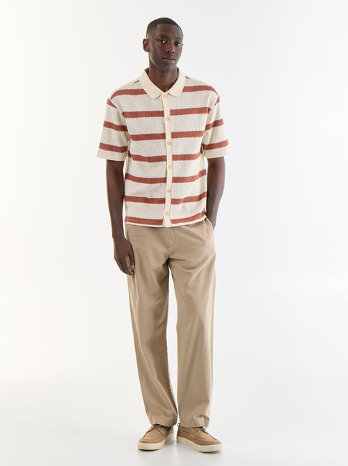 Pantalon au toucher doux - Kiabi