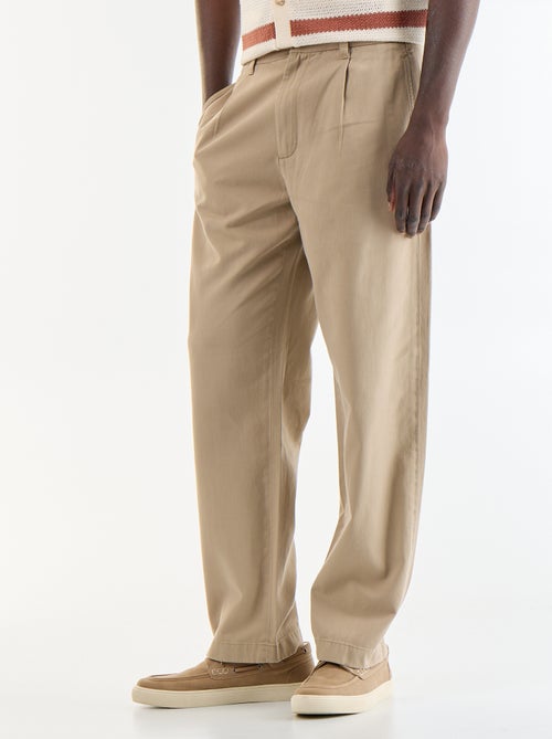 Pantalon au toucher doux - Kiabi