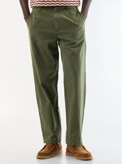 Pantalon au toucher doux - Kiabi