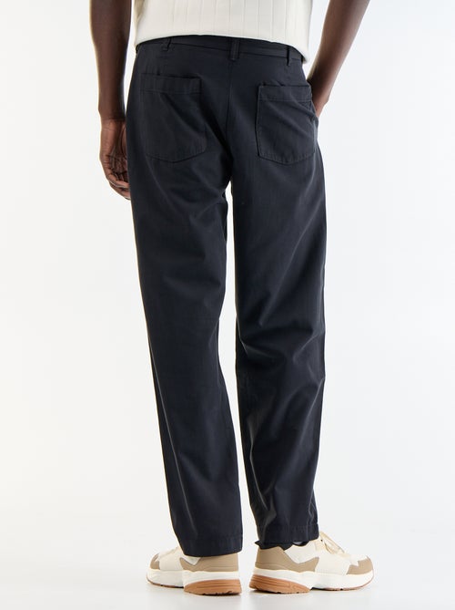 Pantalon au toucher doux - Kiabi