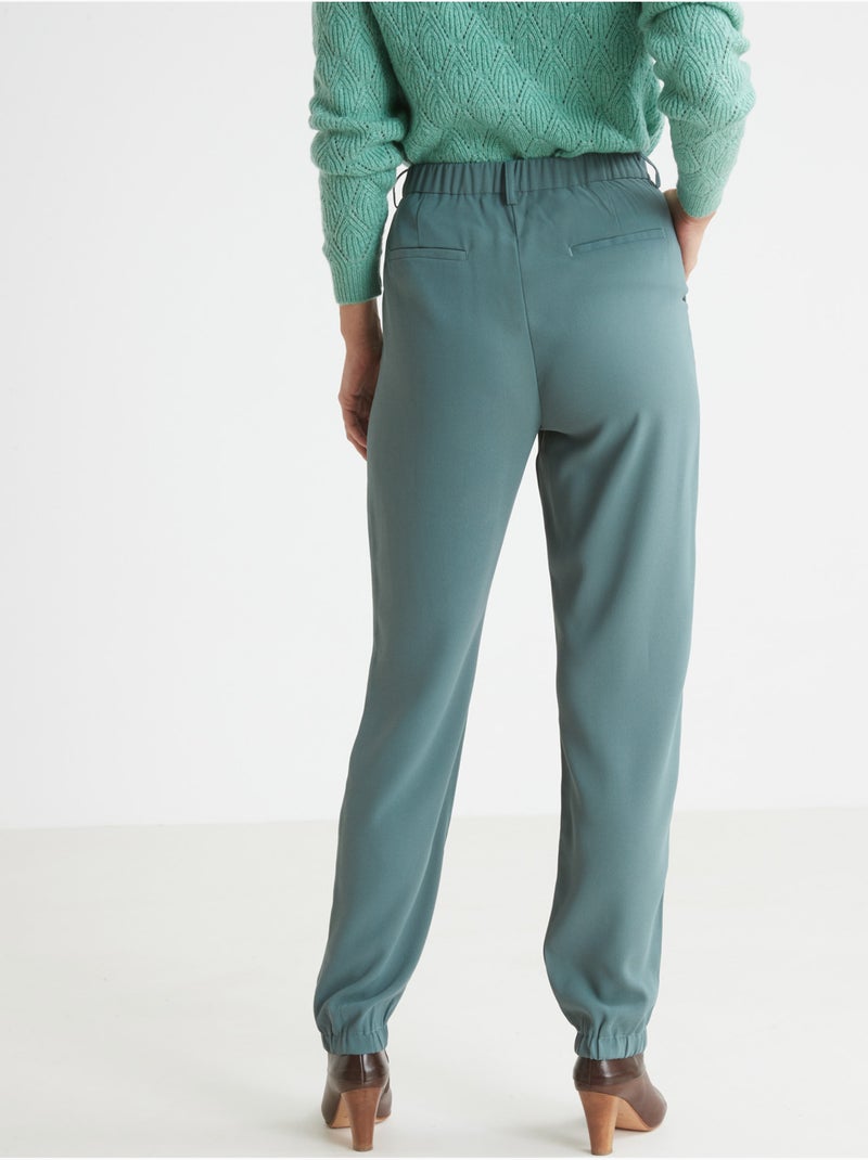 Pantalon avec bas élastiqué - DAXON Vert - Kiabi