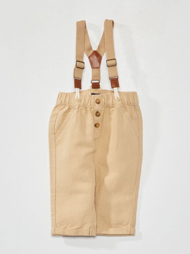 Pantalon Cuissard Pêche Cabela's - Homme - Taille M - Beige - Occasion état Proche Neuf