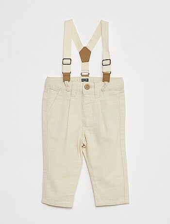 Pantalon avec bretelles