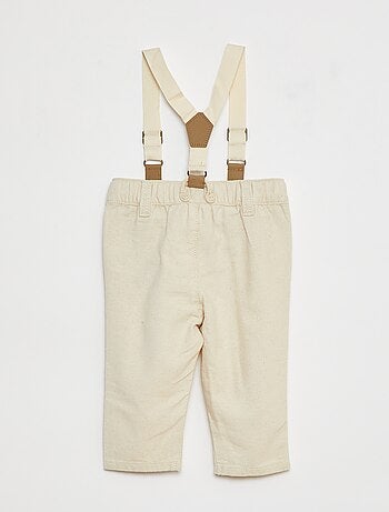 Pantalon avec bretelles
