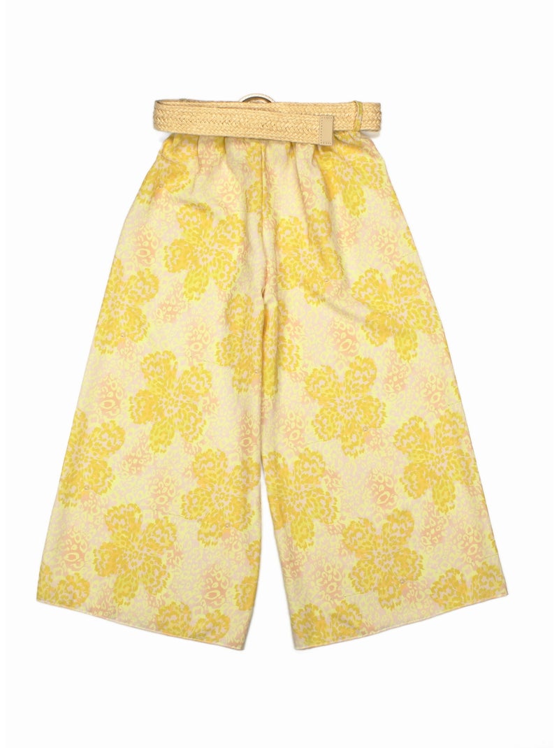 Pantalon avec ceinture - Kids Star Jaune - Kiabi