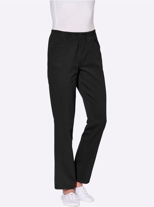 Pantalon avec ceinture élastique et deux poches intégrées - Taille courte - Witt - Kiabi Pantalon avec ceinture élastique et deux poches intégrées - Taille courte - Witt - Kiabi