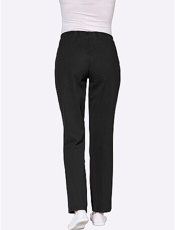Pantalon à ceinture élastique avec deux poches et rayures - Taille standard - Witt