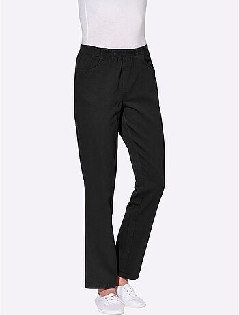 Pantalon à ceinture élastique avec deux poches et rayures - Taille standard - Witt