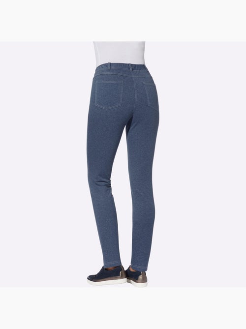 Pantalon avec ceinture élastique et empiècements à poches - Taille courte - Moda Vilona - Kiabi