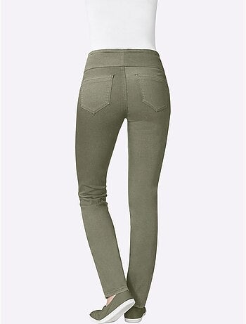 Pantalon avec ceinture élastique et fausses poches avant - Taille courte - Witt