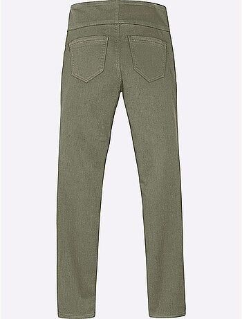 Pantalon avec ceinture élastique et fausses poches avant - Taille courte - Witt