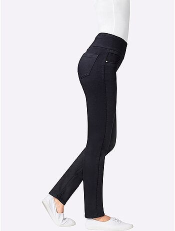 Pantalon avec ceinture élastique et fausses poches avant - Taille courte - Witt
