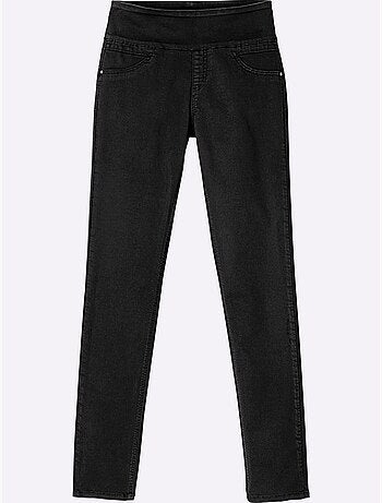 Pantalon avec ceinture élastique et fausses poches avant - Taille courte - Witt