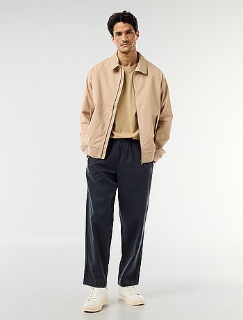 Pantalon avec ceinture élastiquée