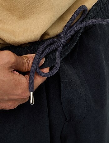 Pantalon avec ceinture élastiquée