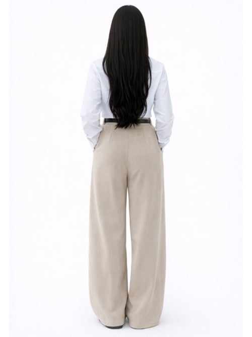 Pantalon Avec Ceinture Kebello - Kiabi